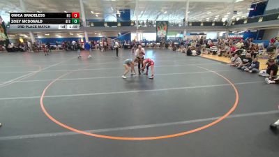 114 lbs 3rd Place Match - Zoey McDonald, Unattached vs Onica Gradeless, M3 Wrestling