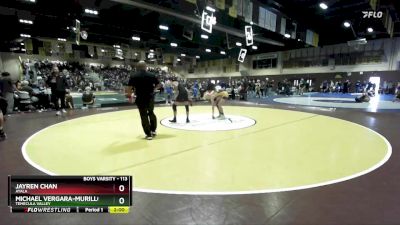 113 lbs Champ. Round 1 - Jayren Chan, Ayala vs Michael Vergara-Murillo, Temecula Valley
