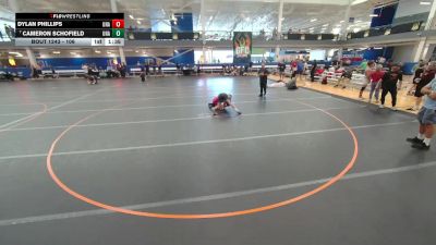 106 lbs Cons. Round 5 - Cameron Schofield, Unattached vs Dylan Phillips, Unattached