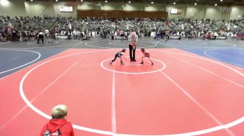 40 lbs 3rd Place - Lincoln Whittenburg, Ceres Pups WC vs Nayelli Romero, Salem Elite MC