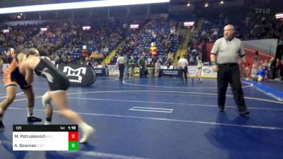 135 lbs Round Of 32 - Mykia Petruskevich, Williamsport vs Abbigale Bowman, East Lycoming