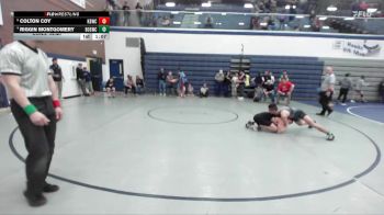125 lbs Cons. Semi - Riggin Montgomery, Brothers Of Steel Wrestling Club vs Colton Coy, Kimberly Bulldog Wrestling Club
