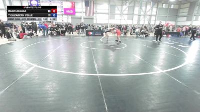 U17 Women - 73 lbs Champ. Round 2 - Islah Alcala, WA vs Elizabeth Yelle, TX