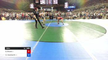 138 lbs Rnd Of 128 - Gabriel Brown, Idaho vs Hudson Hackbarth, Oklahoma