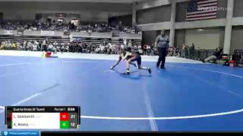 80 lbs Quarterfinals (8 Team) - Keegan Noska, LPGE/B Wolves vs Lincoln Goldsmith, Chatfield