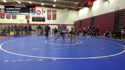138 lbs Quarterfinal - Alondra Juarez, Lassen College vs Faith Jernigan, Cerritos College
