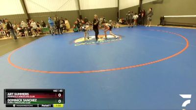 83 lbs Round 2 - Art Summers, Peninsula Wrestling Club vs Dominick Sanchez, Forks Wrestling Club