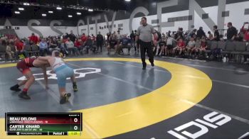 105 lbs Quarterfinals (8 Team) - Carter Kinard, Elite Ath Club DZ (IN) vs Beau Delong, LAW/Crass Wrestling(WI)