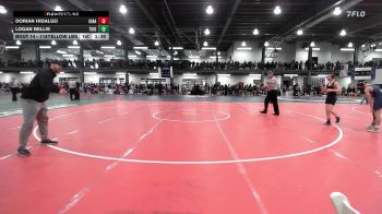 118Yellow lbs Rr Rnd 1 - Dorian Hidalgo, Iona vs Logan Bellis, Tioga