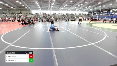 113 lbs Round Of 16 - Gabriel Serros, NM vs Alex Chacon, AZ