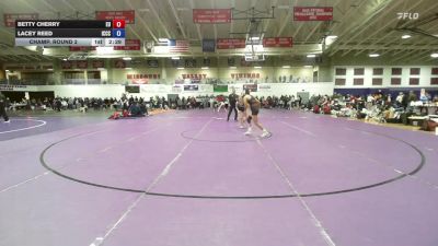 124 lbs Champ. Round 2 - Lacey Reed, Iowa Central Community College vs Betty Cherry, Emmanuel University