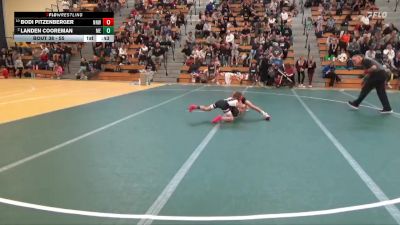 55 lbs Quarterfinal - Landen Cooreman, MN Elite vs Bodi Pitzenberger, No Nonsense Wrestling