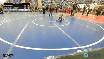 55 lbs Quarterfinal - Alex Korte, Wagoner Takedown Club vs NashAllen Garrett, Barnsdall Youth Wrestling