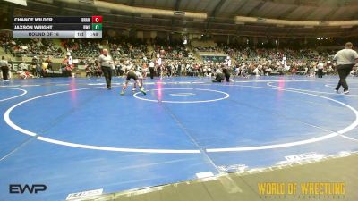 64 lbs Round Of 16 - Chance Wilder, Brawlers Wrestling Club KS vs Jaxson Wright, Bartlesville Wrestling Club