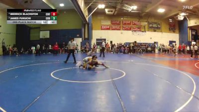 120 lbs 3rd Place Match - James Fukuchi, Cerritos vs Merrick Blackston, Centennial (Corona)