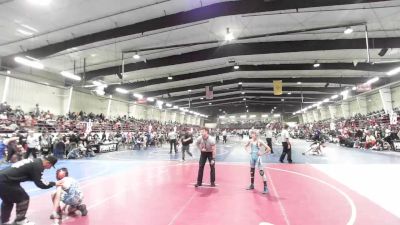 86 lbs Rr Rnd 1 - Carson Trujillo, La Familia vs Hendrix Hovland, High Elevation WC