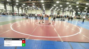 220 lbs Consi Of 8 #1 - Tyler Prince, PA vs Bryce Dadey, NY