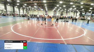 220 lbs Consi Of 8 #1 - Tyler Prince, PA vs Bryce Dadey, NY