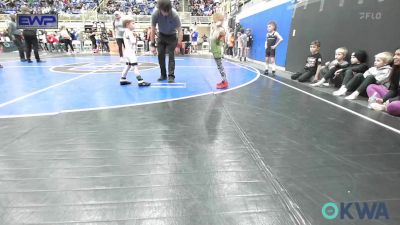 46 lbs Rr Rnd 1 - Miles Sanders, Sallisaw Takedown Club vs Baker Gates, Ponca City Wildcat Wrestling