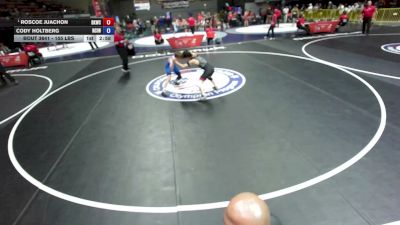 106 lbs 1st Place Match - Roscoe Juachon, Dark Knight Wrestling Club vs Cody Holtberg, Nor-Cal Inferno Wrestling Club