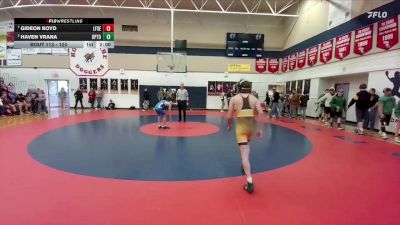 120 lbs Quarterfinal - Gideon Boyd, Lingle-Ft. Laramie/Southeast vs Haven Vrana, Upton