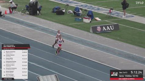 2026 AAU Junior Olympic Games - Youth Boys' 1500m, Finals 1 - Age 10