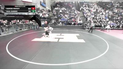 5A 132 lbs Cons. Round 3 - Saul Gamino, Box Elder vs Hunter Privett, Hunter