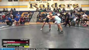 220 lbs Cons. Round 5 - Ryan Escamilla, Marina vs Alejandro Hernandez, Western