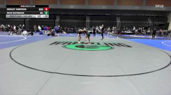 140 lbs Consi Of 4 - Kesley Simpson, Wasatch vs Silei Batimana, Hillcrest