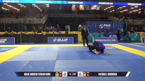 Patrick L Robinson vs Mark Andrew Ferran Bond 2025 Pan Jiu Jitsu IBJJF Championship