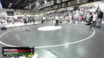 165 lbs Quarterfinal - Nathan Salazar, Delano Diablos vs David Oliver Iii, Hawkeye Wrestling Club