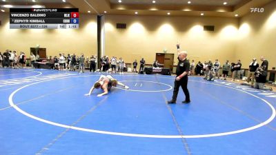 126 lbs 3rd Place Match - Vincenzo Baldino, New Jersey vs Zephyr Kimball, Connecticut