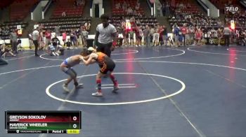 53 lbs Quarterfinal - Maverick Wheeler, Grand Rapids vs Greyson Sokolov, Siebert