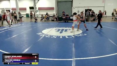 149 lbs Semis & 1st Wrestleback (8 Team) - Tommy Rowlands, Ohio Red vs Traycen Wegele, Colorado