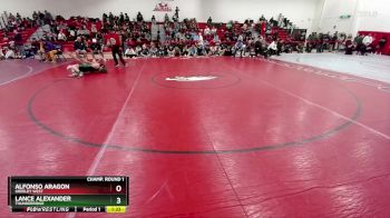 120 lbs Champ. Round 1 - Lance Alexander, ThunderRidge vs Alfonso Aragon, Greeley West
