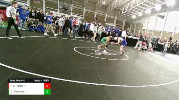 120 lbs Cons. Round 4 - Sam Ridge, Pleasant Grove vs Cesar Martinez, Olympus