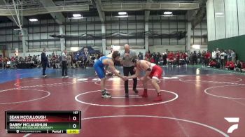 197 lbs Champ. Round 1 - Darby McLaughlin, Western New England University vs Sean McCullough, Bridgewater State University
