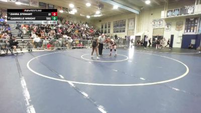 125 lbs Champ. Round 1 - Zahra Stewart, Orange Vista vs Gabrielle Wright, Tahquitz