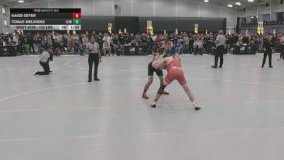 132 lbs Champ. Rd Of 32 - Tomas Melendez, Legacy Dragons vs Kaige Geyer