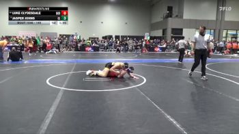 140 lbs Quarterfinal - Luke Clydesdale, Norton vs Jasper Johns, CKSY Lions