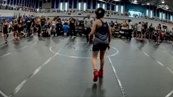 88 lbs Round 5 (6 Team) - Zander Hausler, Slate WA vs Maisyn Lott, The Storm Center