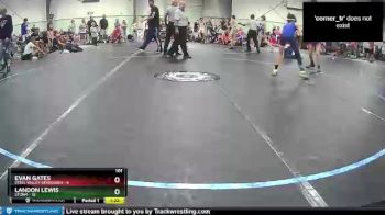 101 lbs Round 2 (8 Team) - Landon Lewis, Storm vs Evan Gates, Steel Valley Renegades