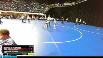 80 lbs Round 2 - Giavonna Prothero, Sebolt Wrestling Academy vs Madelyn Wilson, Iowa