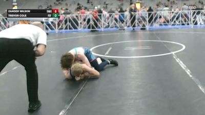 113 lbs Round Of 64 - Zander Wilson, TNWC Silver Fox - HSB vs Trevor Cole, PSF Wrestling Academy - HSB