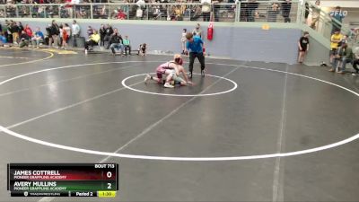 84 lbs Semifinal - James Cottrell, Pioneer Grappling Academy vs Avery Mullins, Pioneer Grappling Academy