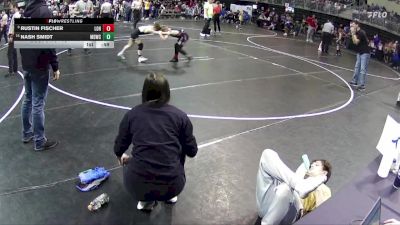 75 lbs Cons. Round 3 - Nash Smidt, Midwest Destroyers Wrestling Club vs Rustin Fischer, League Of Heroes