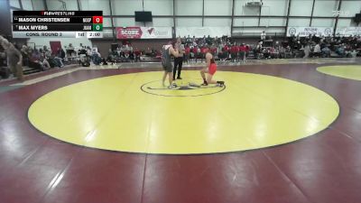 175 lbs Cons. Round 3 - Mason Christensen, North Sanpete vs Max Myers, Juan Diego