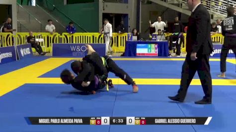 Gabriel Alessio Guerrero vs Miguel Pablo Almeida Paiva 2025 World Jiu-Jitsu IBJJF Championship