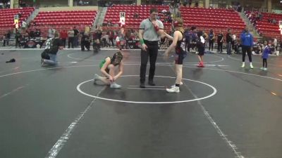 110 lbs 3rd Place Match - Jacob Downs, Derby Wrestling Club vs Callahan Earnest, Jayhawk Wrestling Club