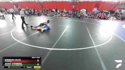156-171 lbs Round 1 - Sonny Stenberg, Parkview Youth Wrestling vs Emerson Calvo, Wisconsin